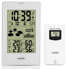 Listing image for Weather Station with MSF Radio Control Clock ( UK Version ) indoor / outdoor