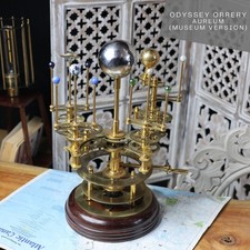 Listing image for Deluxe Brass Orrery Solar System Model • Precision Gear Planetarium • Handmade